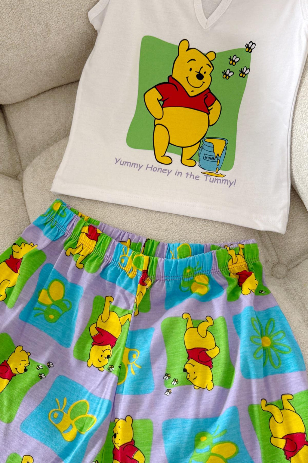 Pooh Şortlu Takım