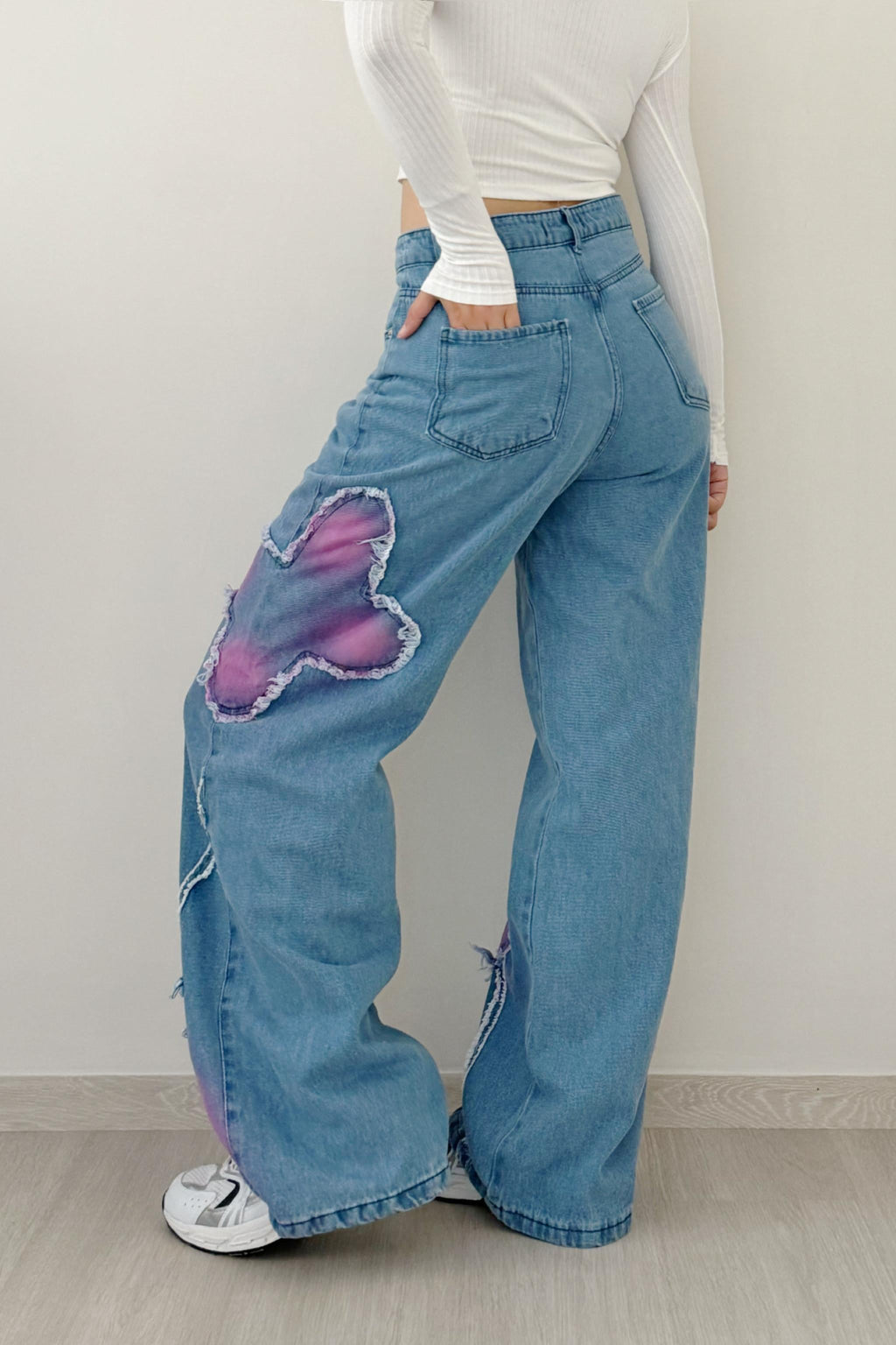 Purple Design Pantolon