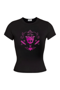 Purple Skull Tam Boy Bluz