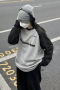 Raglan Formalism Oversize Sweatshirt
