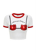 Red Biyeli Kitty Bra Crop