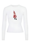 Red Christmas Elf Tam Boy Bluz