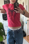 Red Dark Spider Tam Boy Bluz