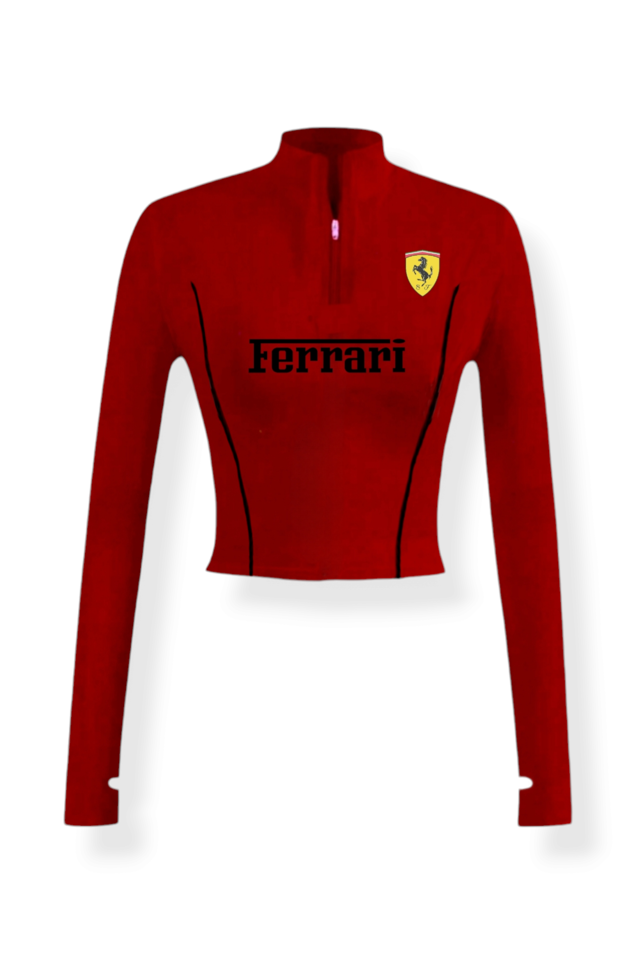 Red Design Fermuarlı Bluz