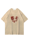 Red Hand Oversize T-shirt