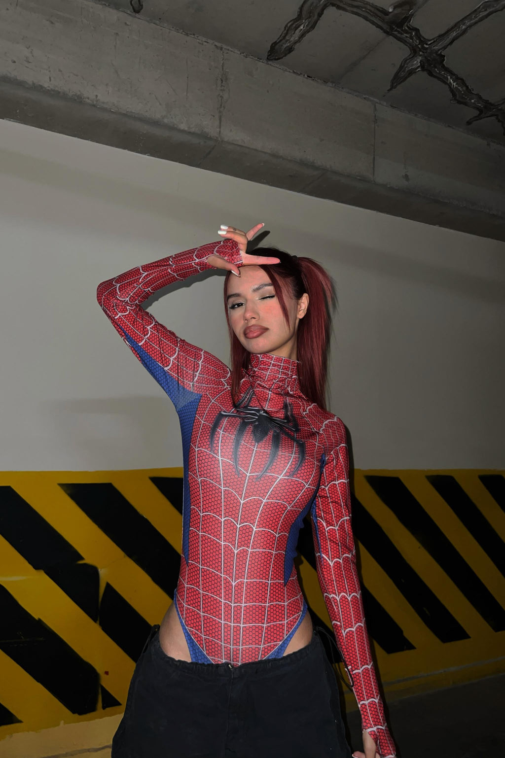 Red Spider Çıtçıtlı Body
