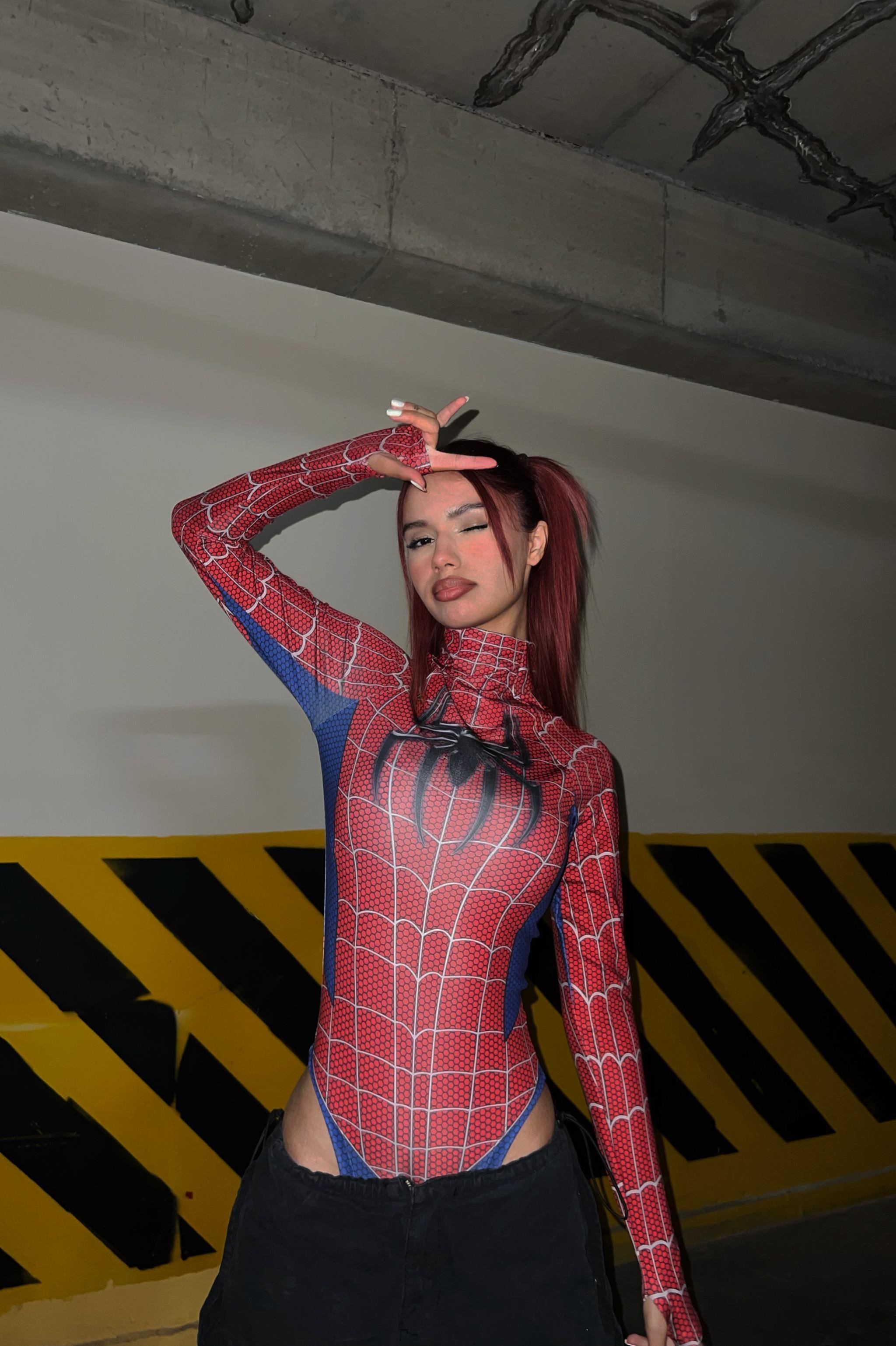 Red Spider Çıtçıtlı Body