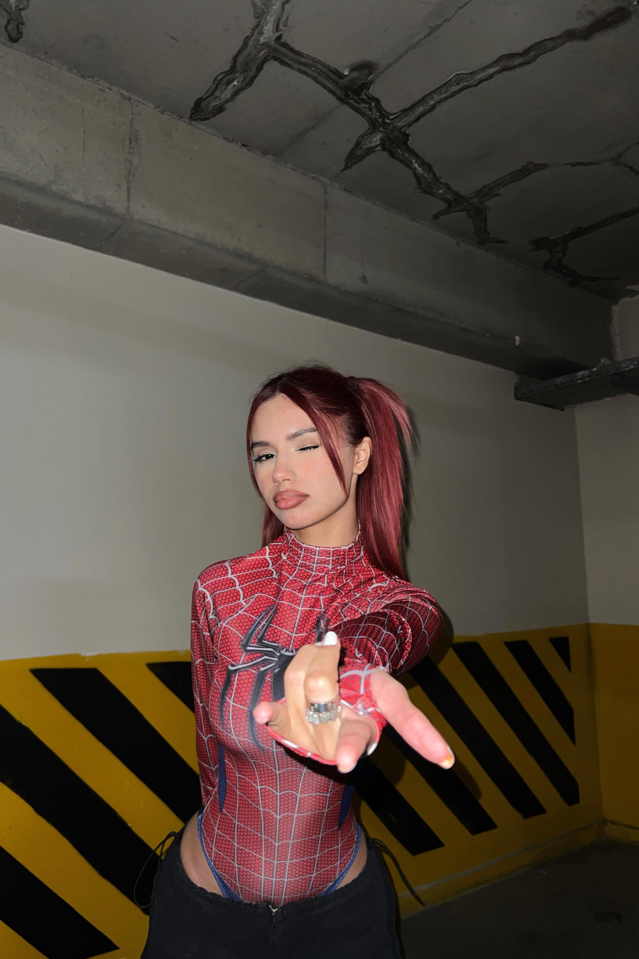 Red Spider Çıtçıtlı Body