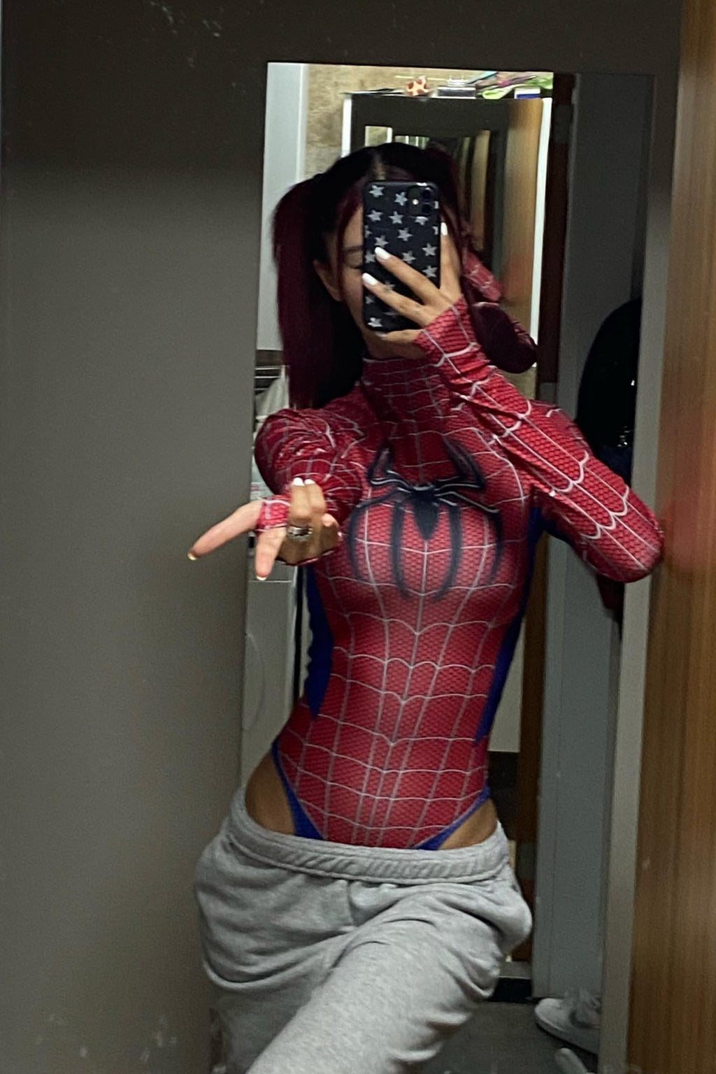 Red Spider Çıtçıtlı Body