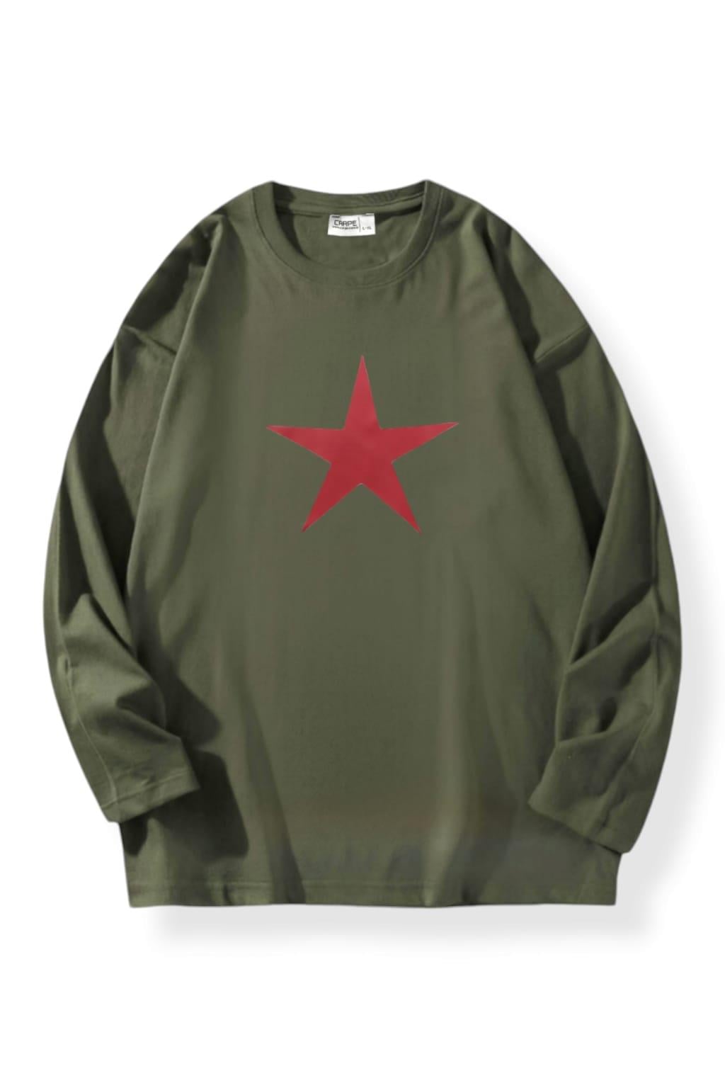Red Star 2 İplik Sweatshirt
