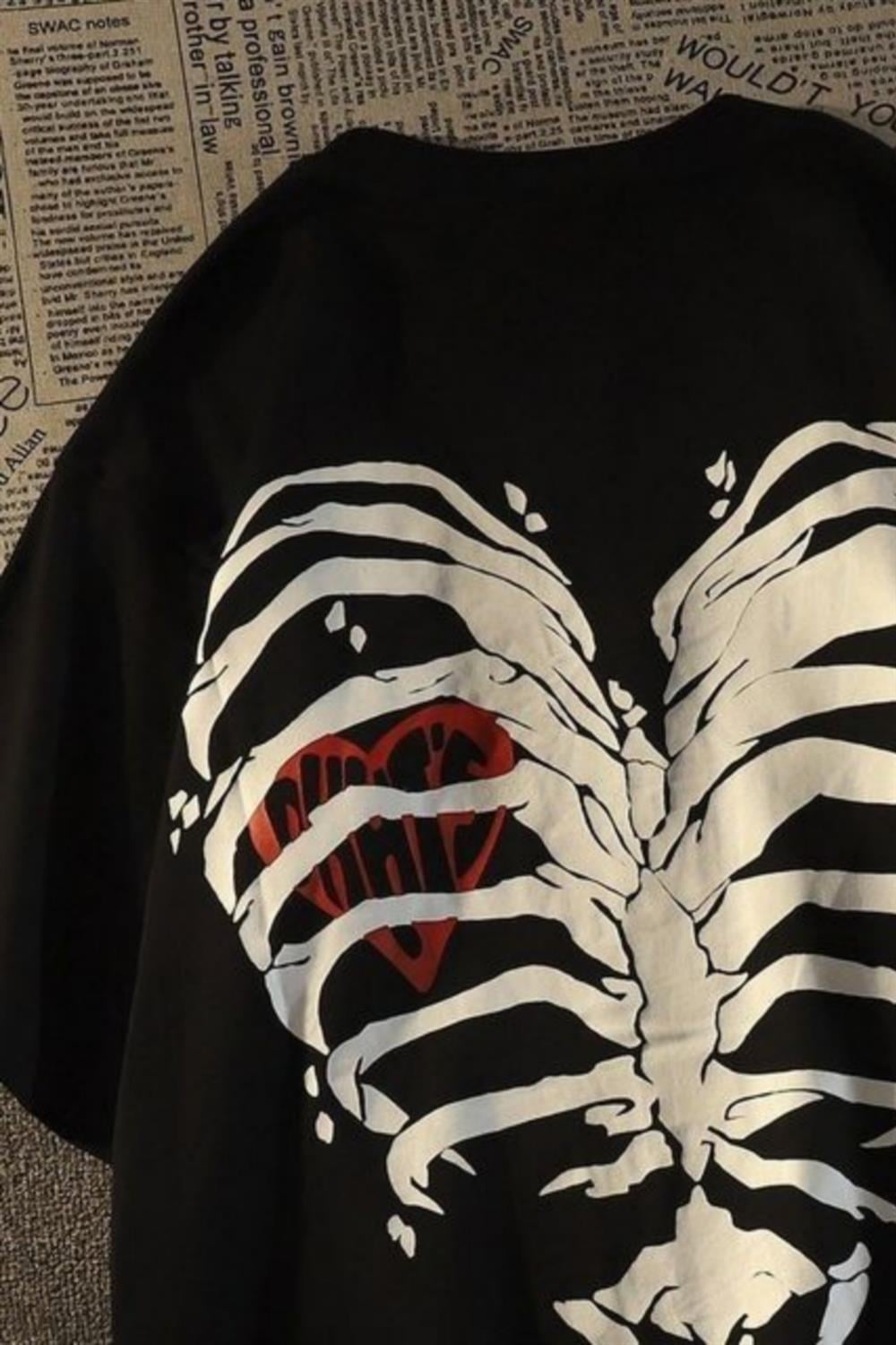 Rib Oversize T-shirt