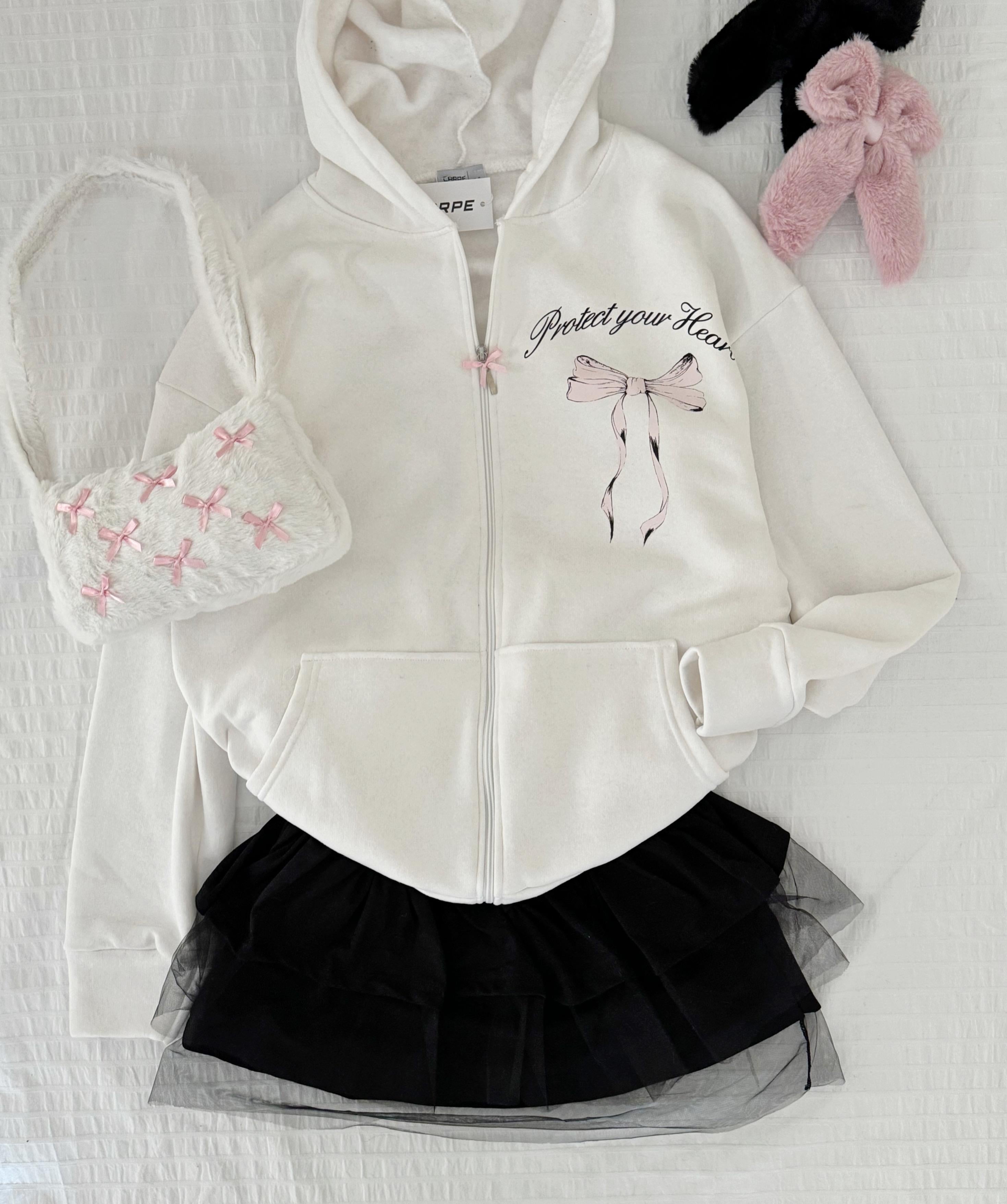 Ribbon Design 3 iplik Oversize Hırka