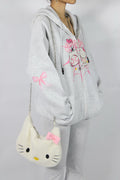 Ribbon Web Kıtty 3 İplik Oversize Hırka