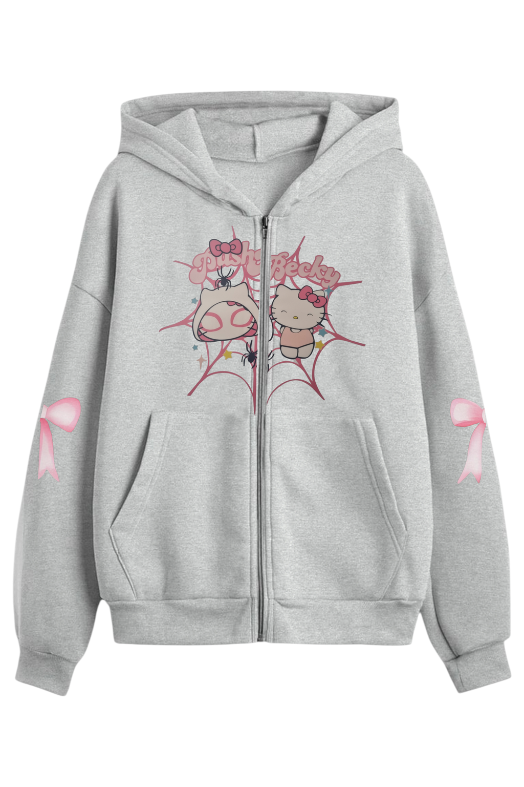 Ribbon Web Kıtty 3 İplik Oversize Hırka