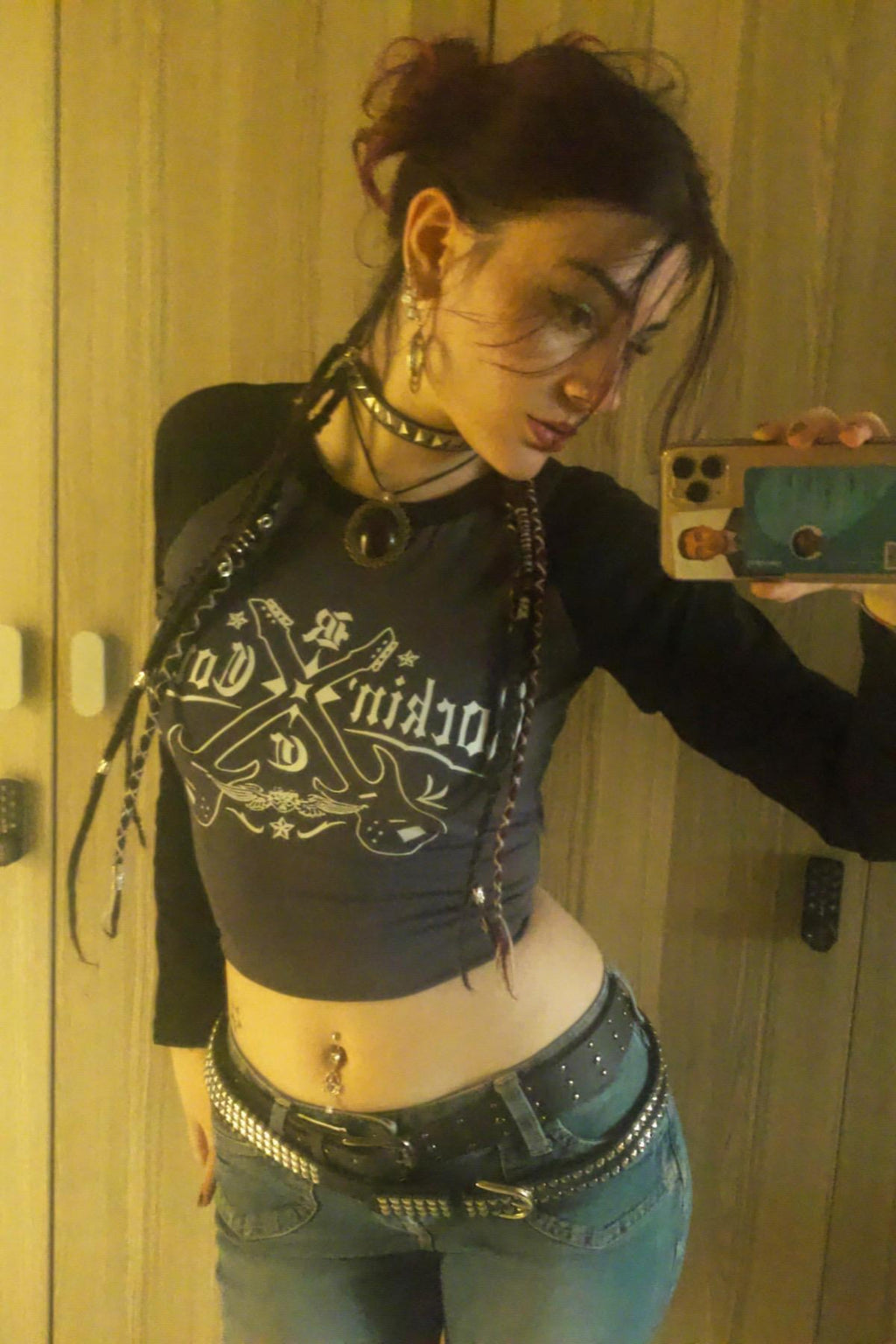 Rockin Couture Uzun Kol Tam Boy Bluz