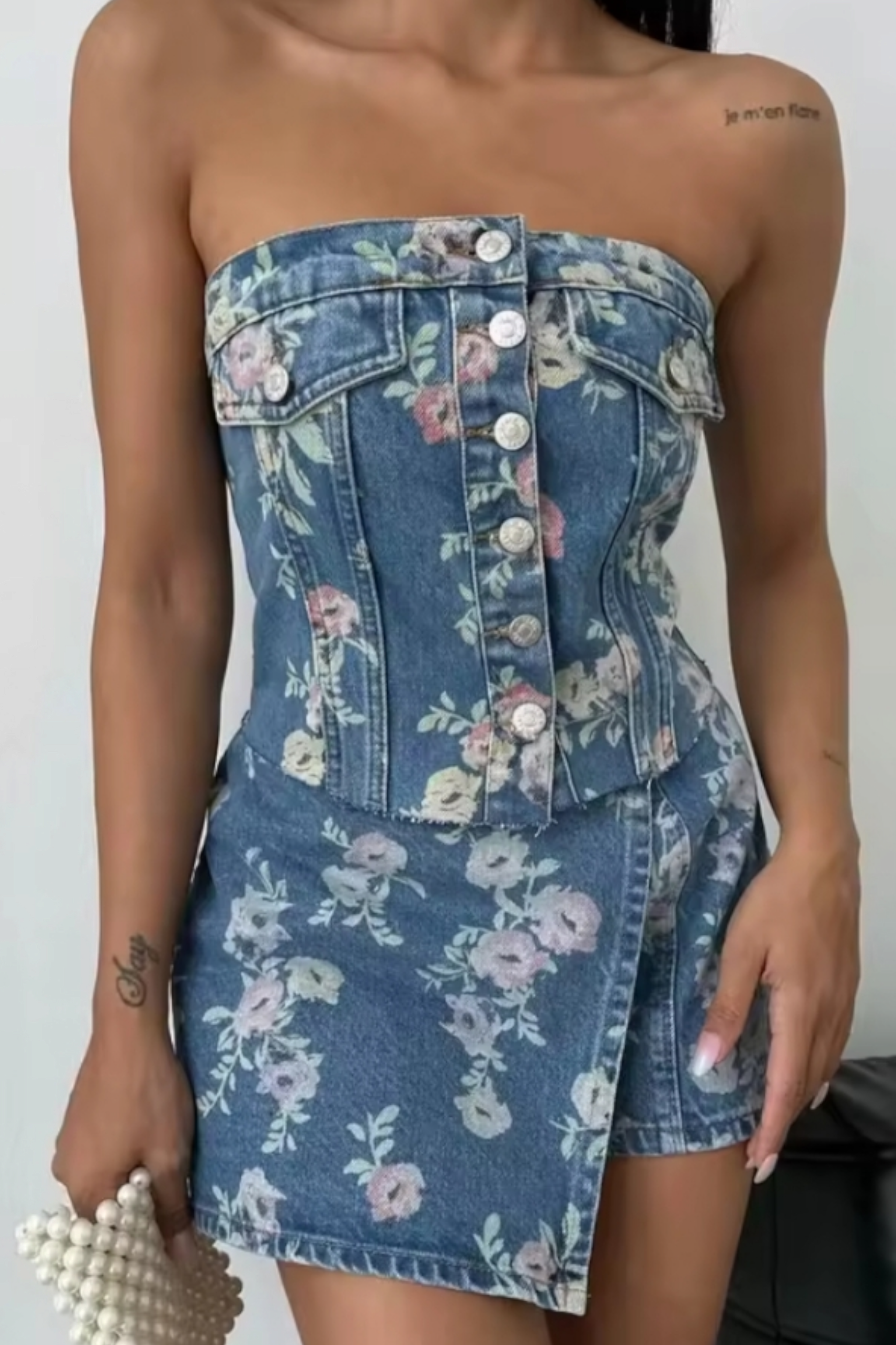 Rose Denim Takım