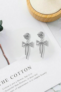 Rose Stone Ribbon Küpe