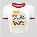 Rugrats Kırmızı Biyeli Crop