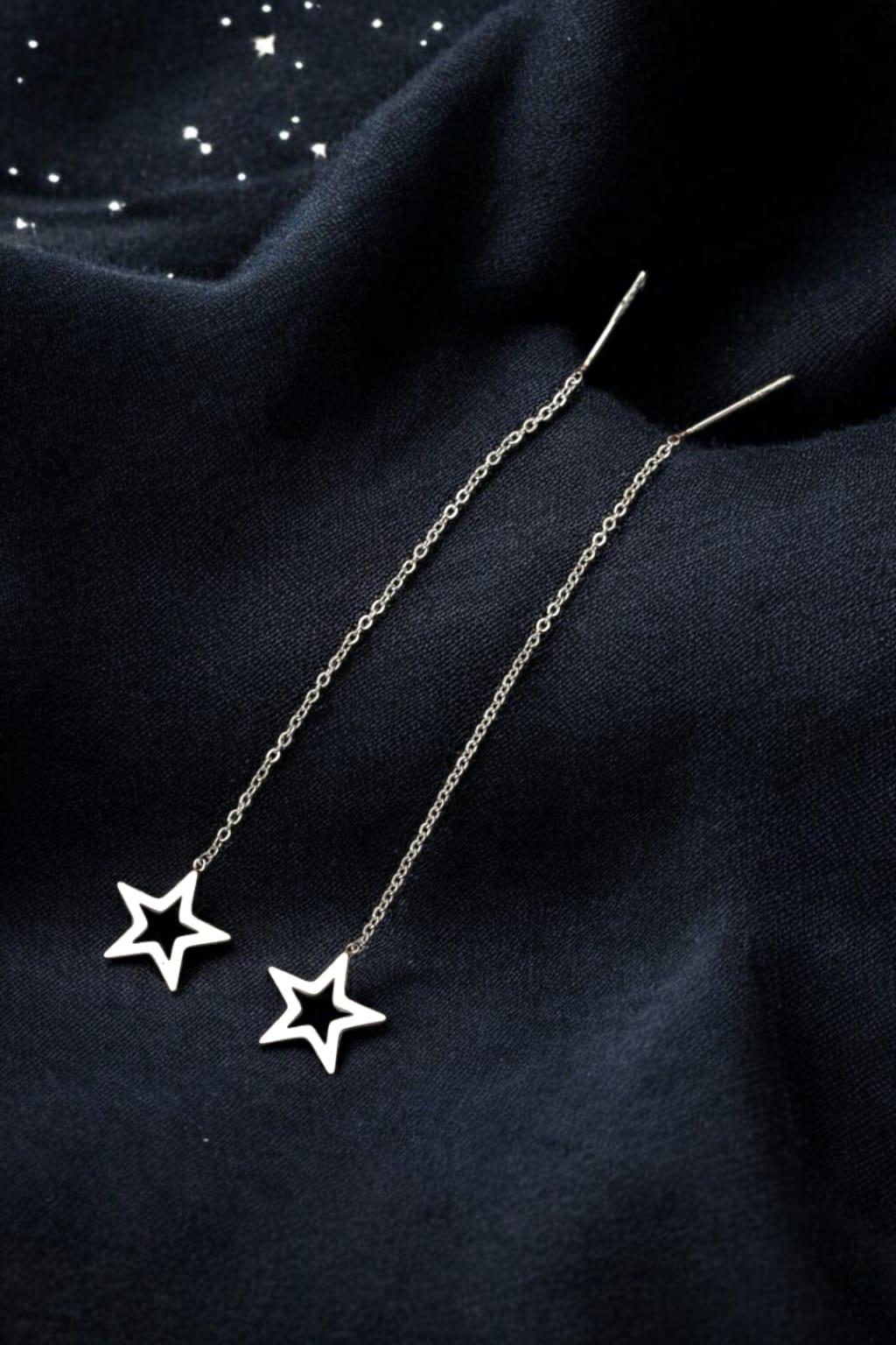 Sallantılı Star Küpe