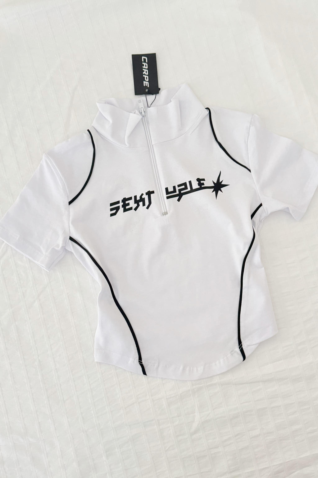 Sektuple Fermuarlı Bluz