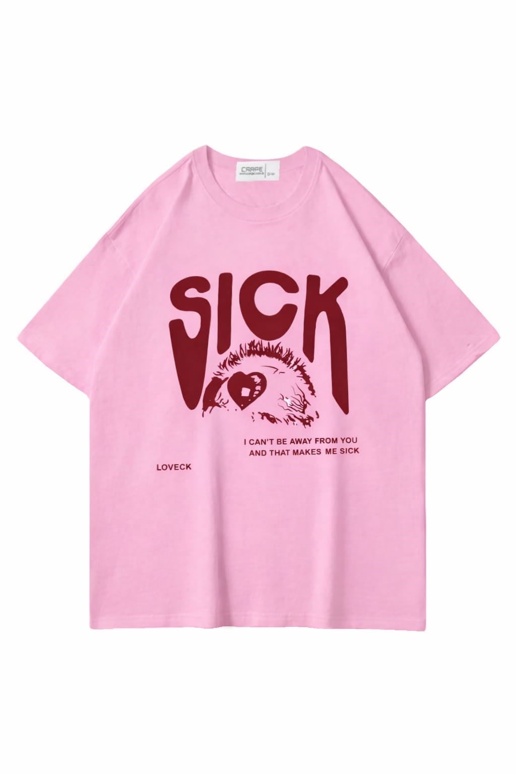 Sıck Pink Oversize T-shirt