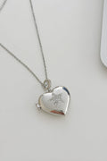 Silver Kapaklı Heart Kolye