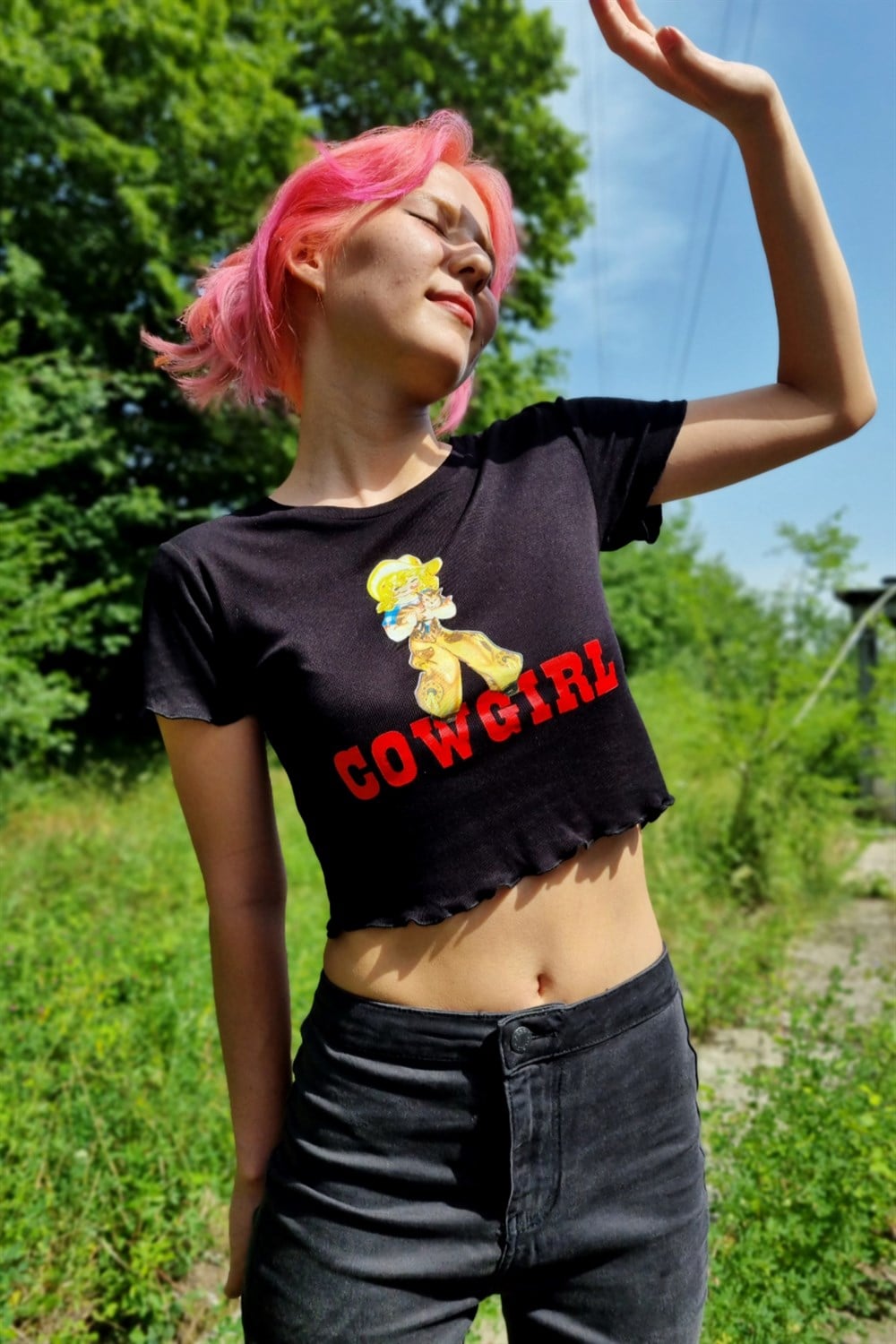 Siyah Girl Cowgirl Crop