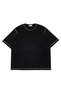 Siyah Ters Dikiş Oversize T-shirt