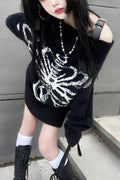 Skeleton Belt Detail Oversize Kazak