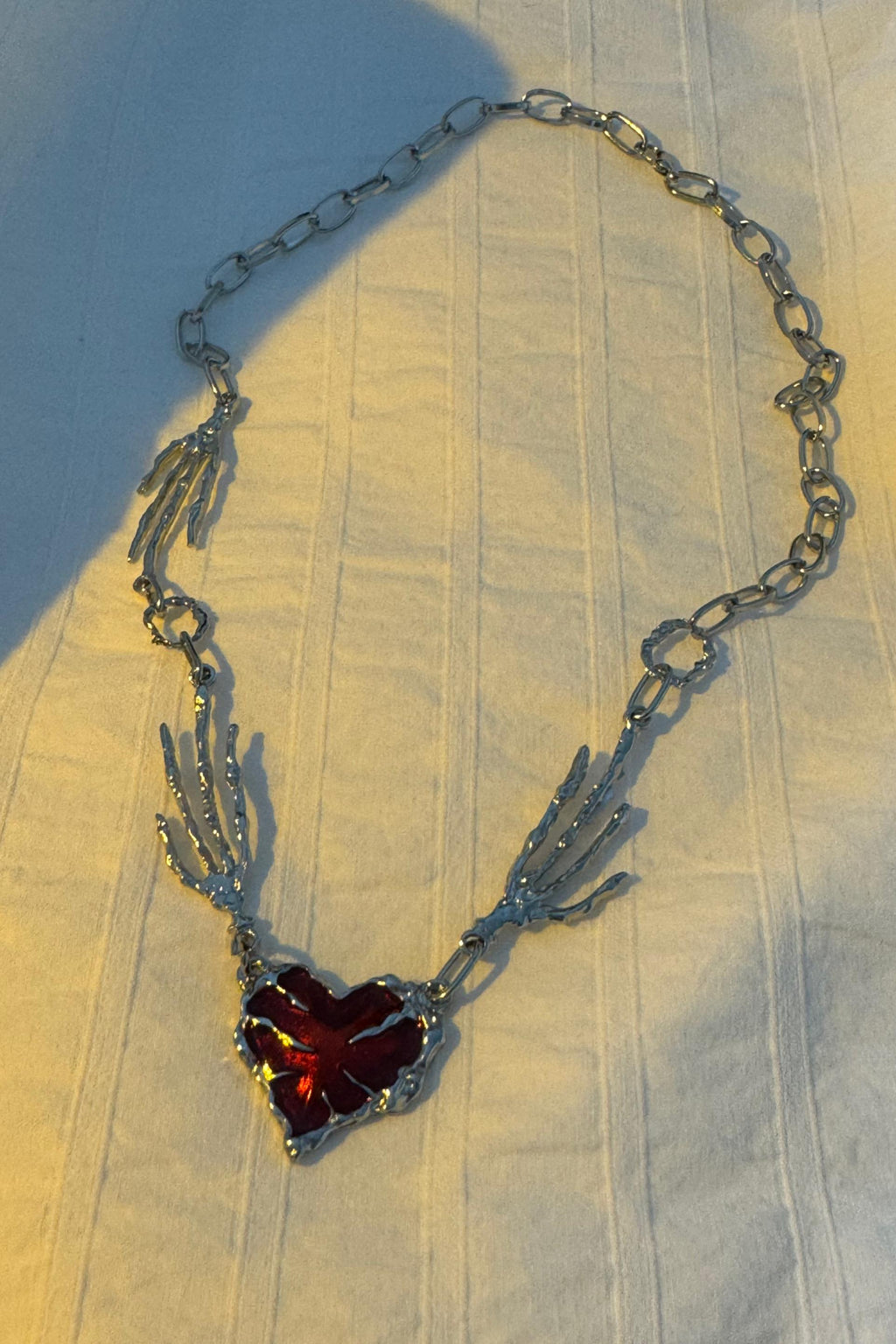 Skeleton Of Heart Kolye