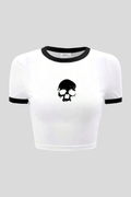Skull Biyeli Crop