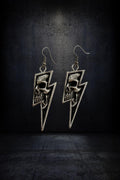 Skull Lightning Küpe