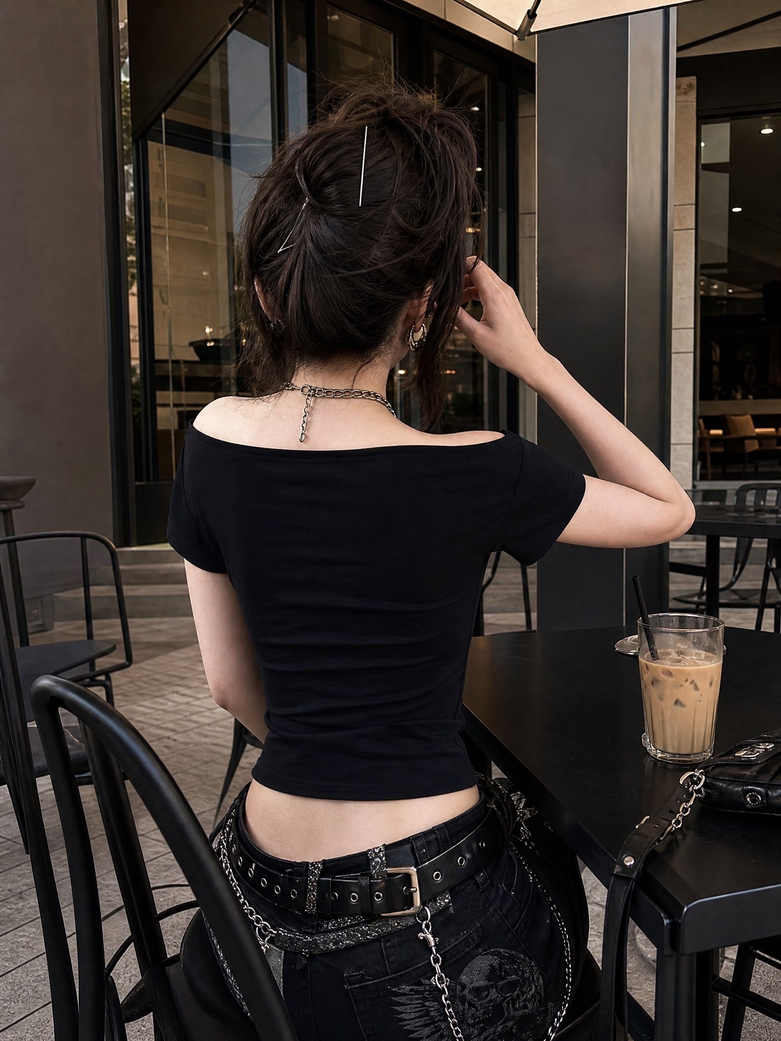 Skulls Letter Love Body Cyber Grunge Gothic Y2K