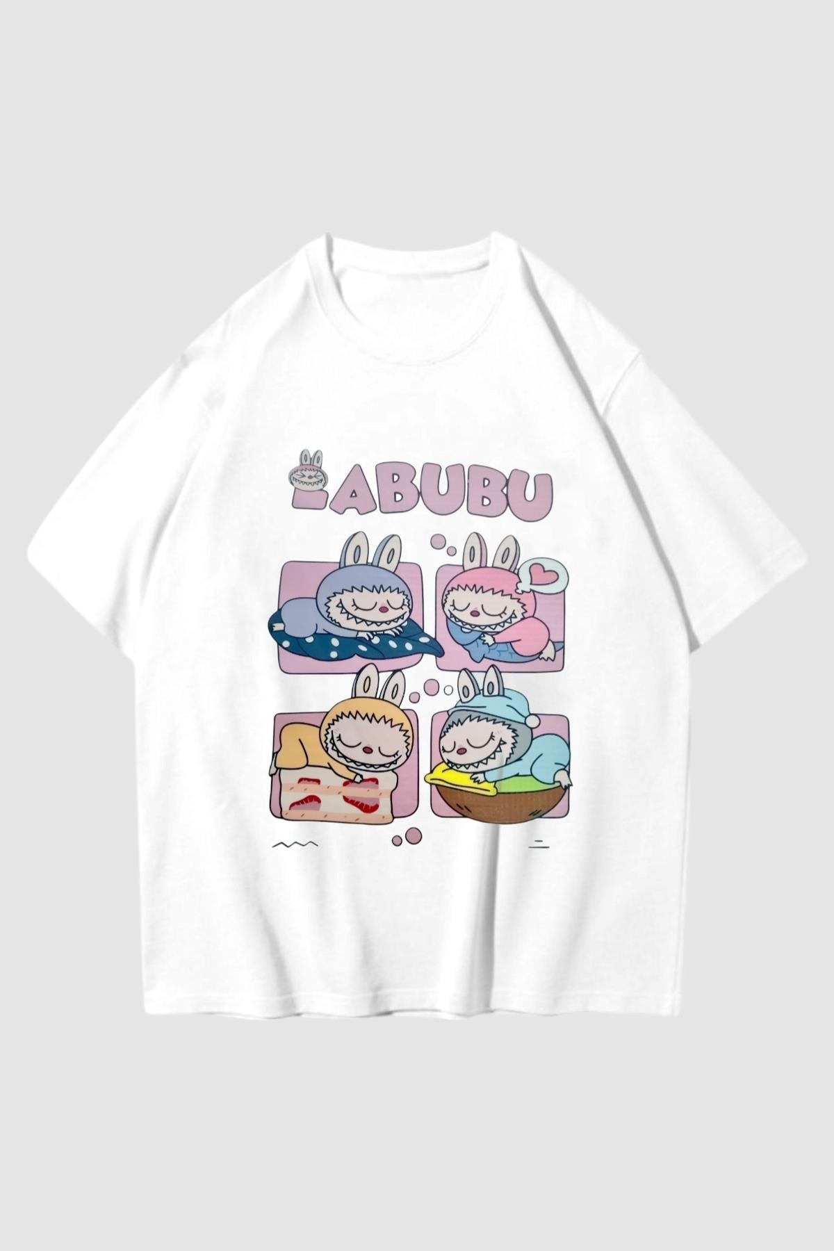 Sleepy Labubu Oversize T-shirt