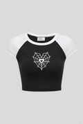 Spider Web Heart Crop