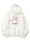 Star Cute Cat 3 iplik Oversize Sweatshirt