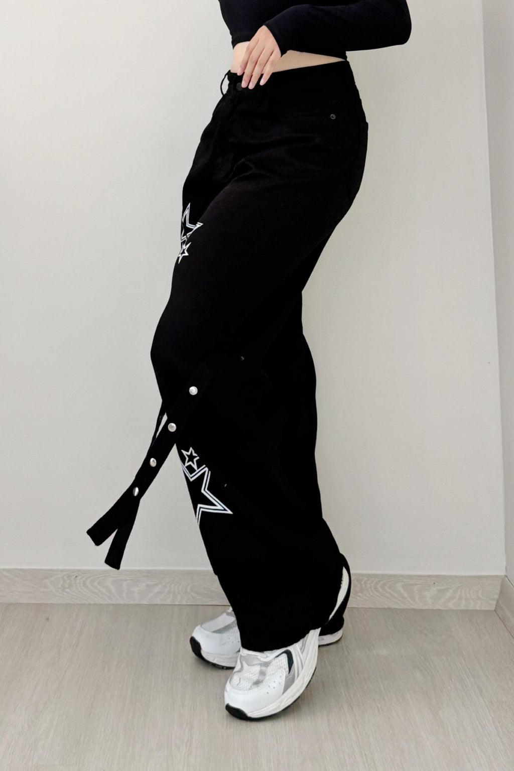 Star Dinosaur Zımba Detay Black Pantolon
