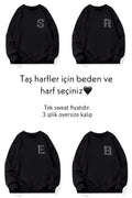 Stone Harf Oversize Sweatshirt