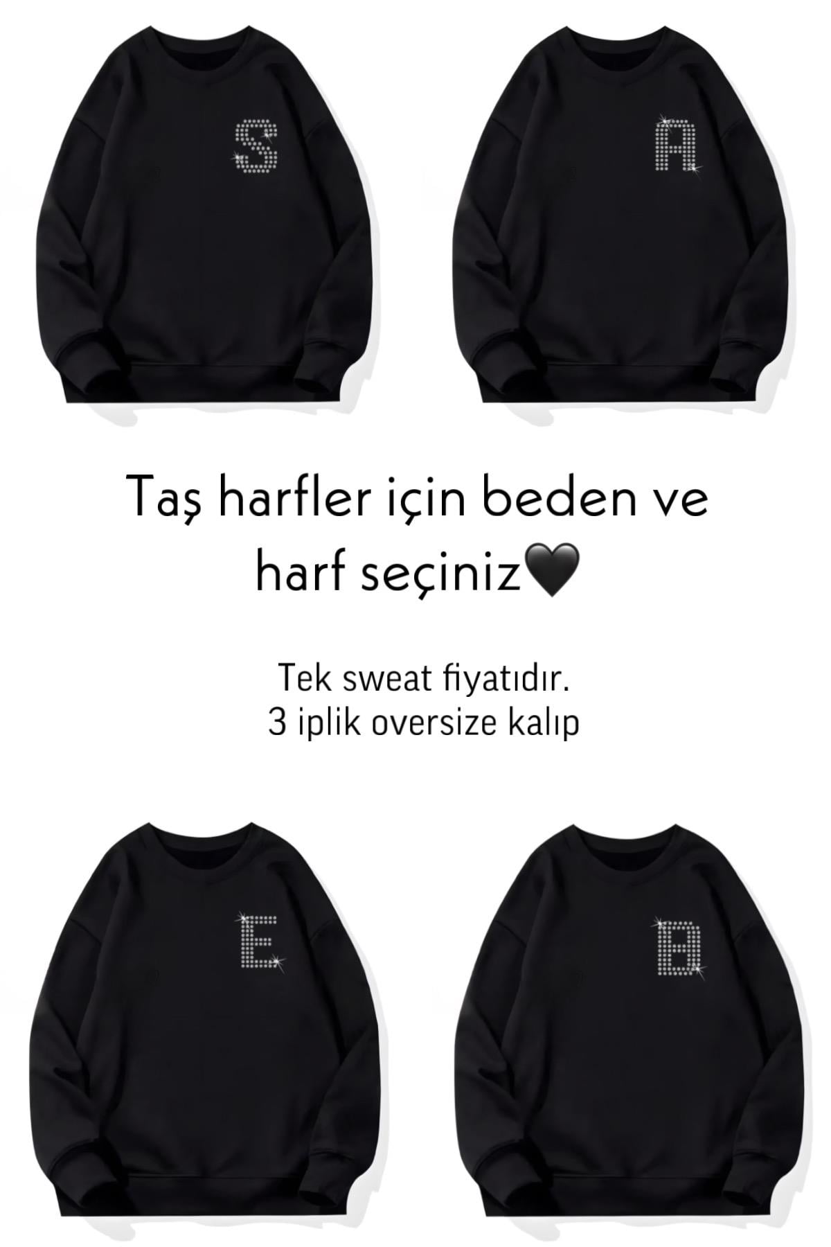 Stone Harf Oversize Sweatshirt
