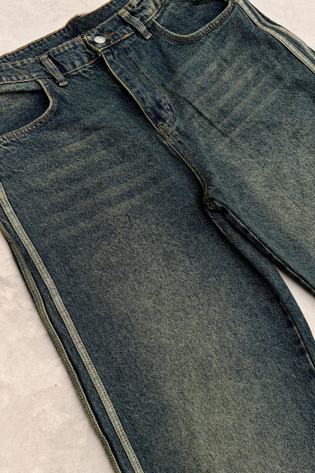 Strip Detail Big Size Pantolon