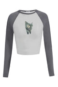 Surprised Cat Uzun Kol Tam Boy Bluz
