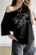 Swan Lake Omuz Dekolteli T-shirt