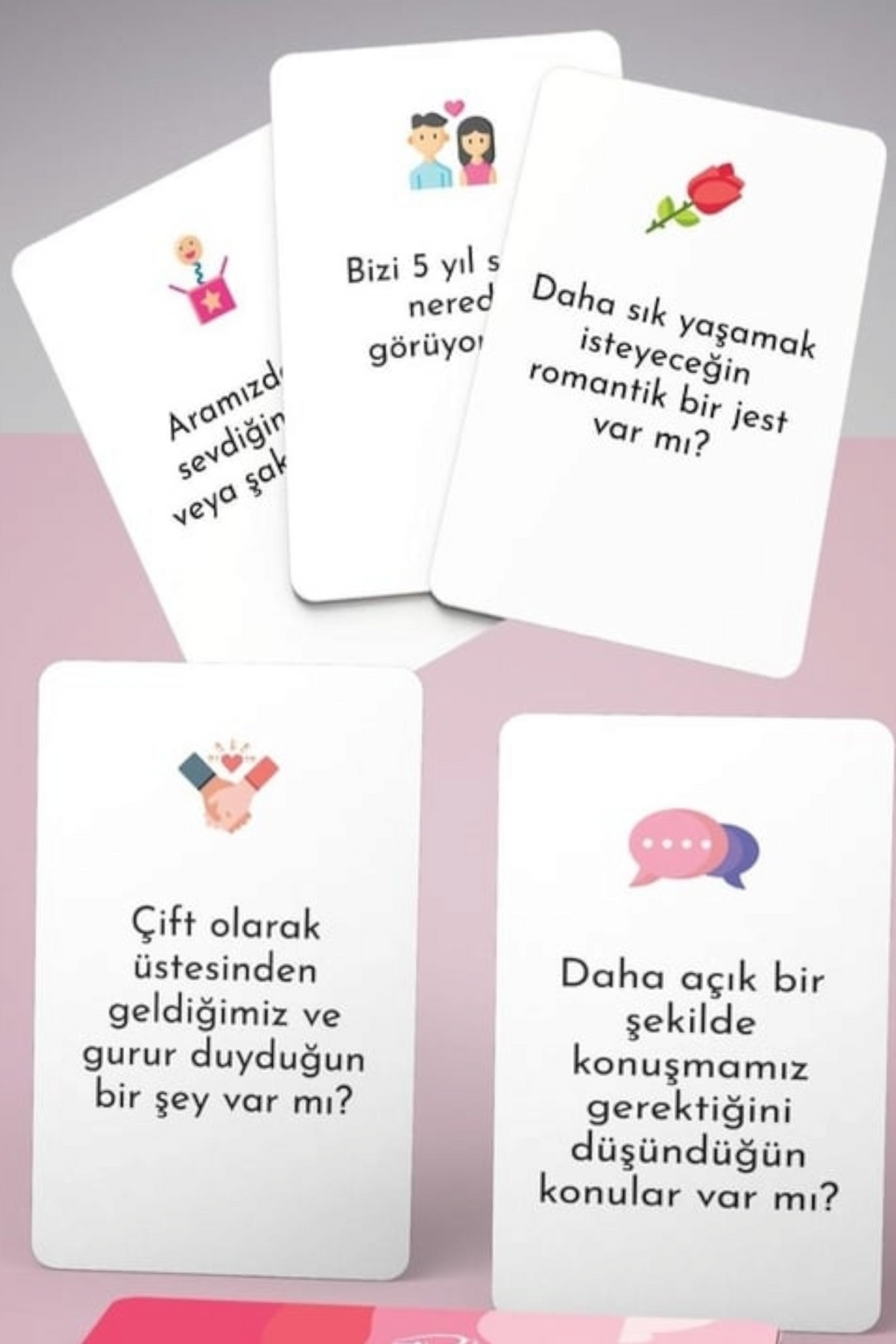 Tanışalım Çiftler İçin Kart Oyunu