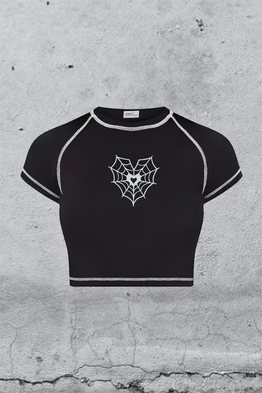 Ters Dikiş Web Heart Crop