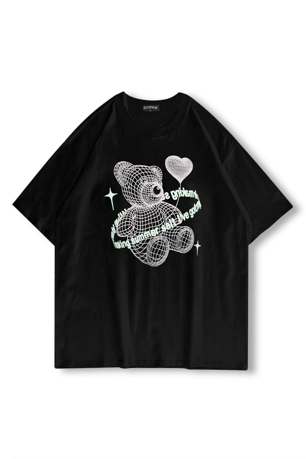 Three Dimensional Moon Oversize T-shirt