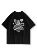 Three Dimensional Moon Oversize T-shirt
