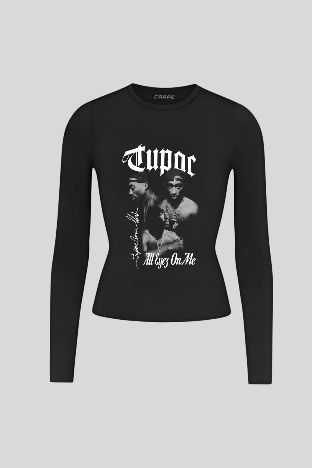 Tupac Uzun Kol Tam Boy Bluz