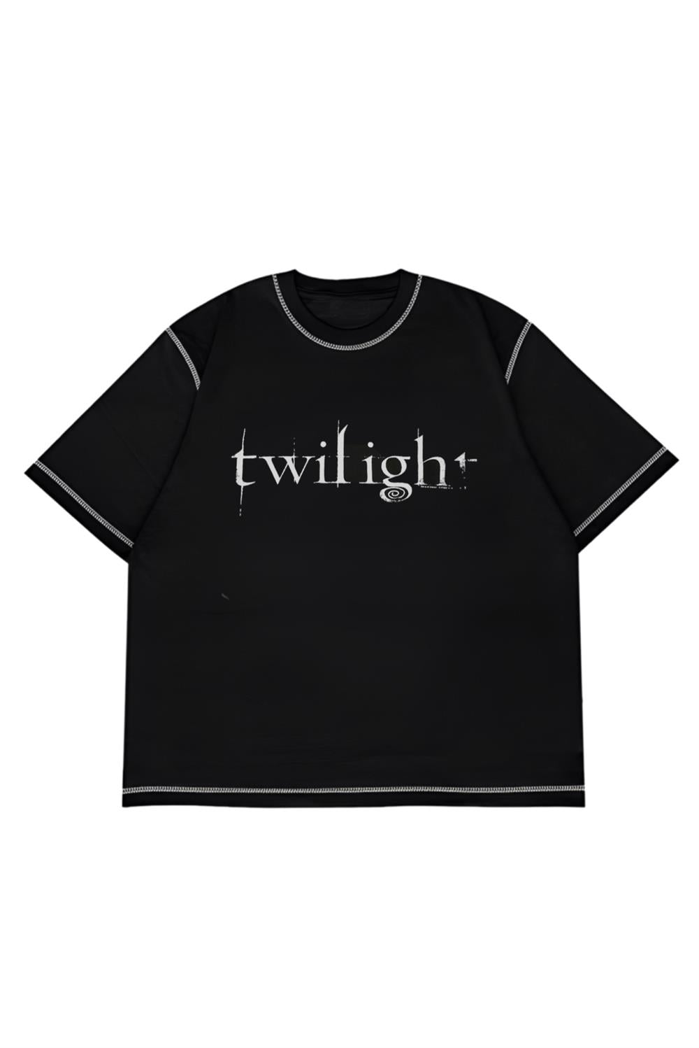 Twilight Ters Dikiş Oversize T-shirt