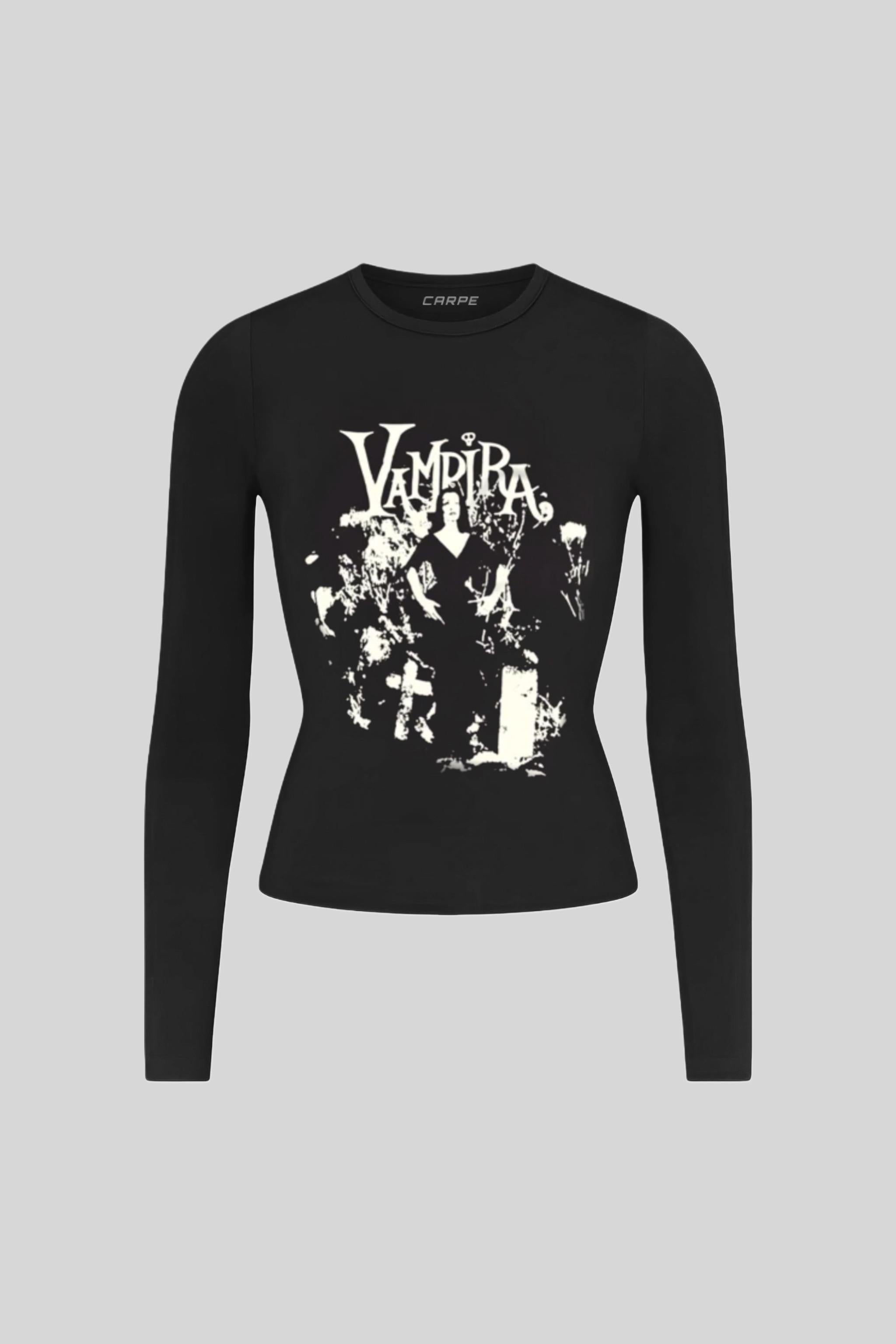 Vampira Uzun Kol Tam Boy Bluz