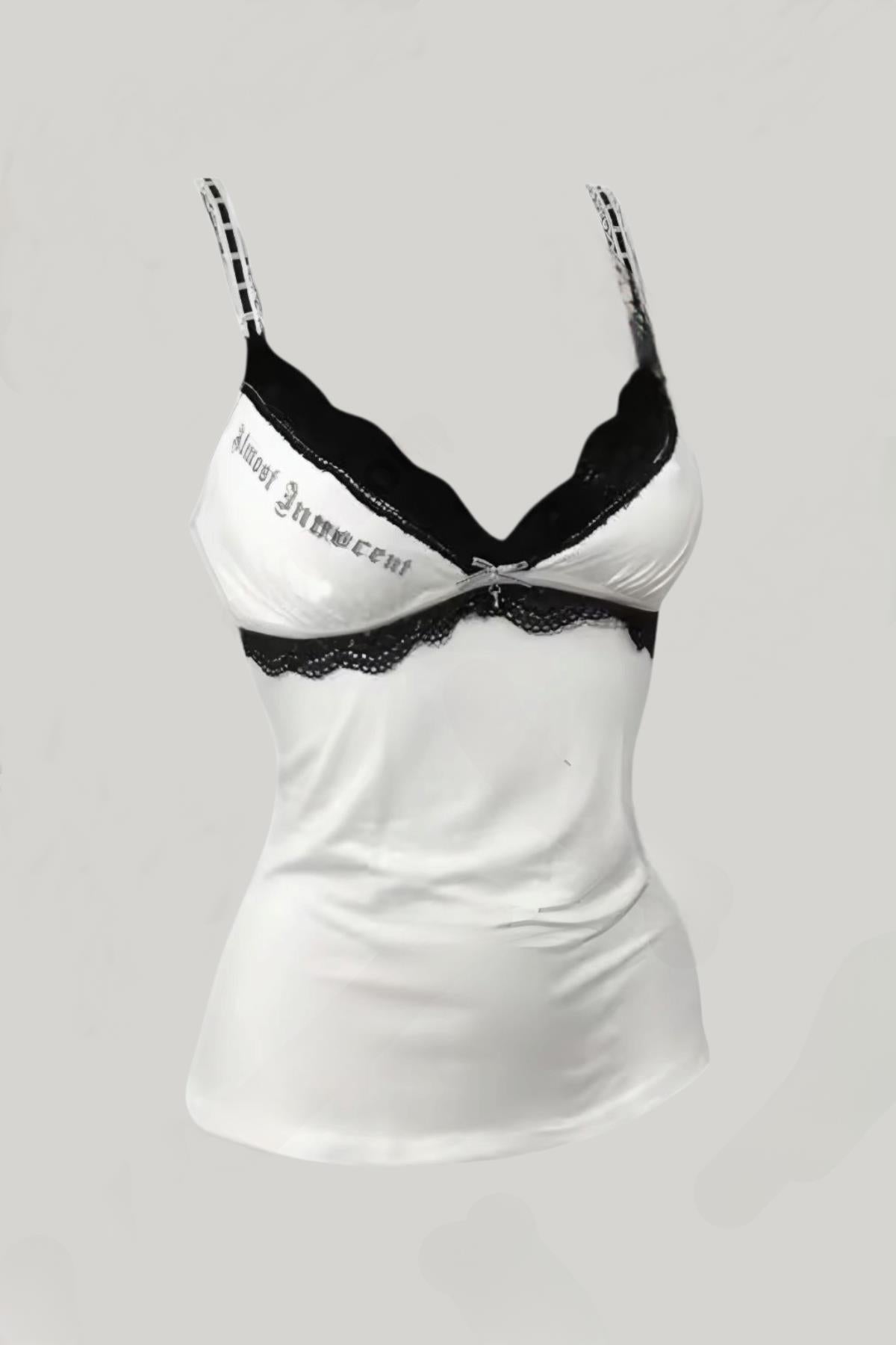 White Almost Dantel Detaylı Bluz